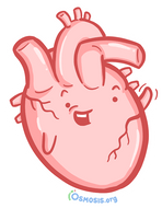 Osmosis Heart Sticker